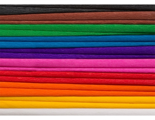 Hartie creponata 25x200cm, MIX A, 10 role, Happy Color