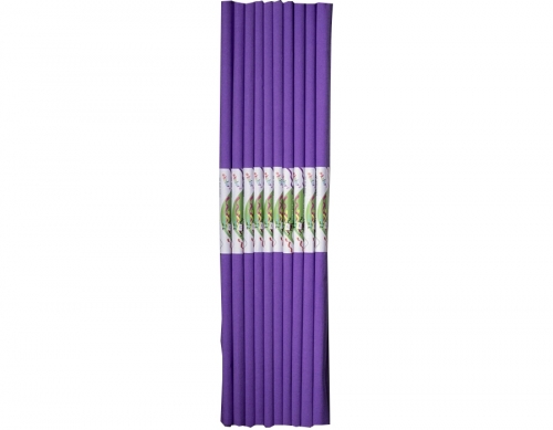 Hartie creponata 50x200cm, violet, 10 role, Happy Color