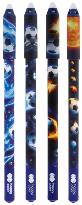 Roller gel cu rescriere, 0.5 mm, albastru, Cosmo ball, Happy Color, diverse culori