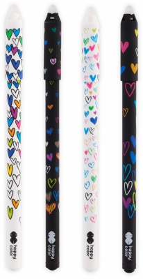 Roller gel cu rescriere, Happy Color, 0.5mm, My Love, diverse modele