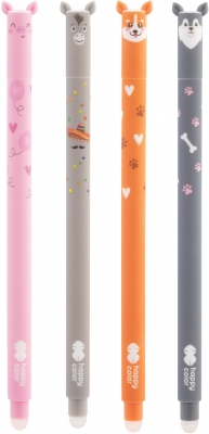 Roller gel cu rescriere, Happy Color, 0.5 mm, Ears Babe, diverse culori