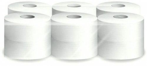 Hartie igienica jumbo, celuloza, 2 straturi, 170 m, 12 buc/set