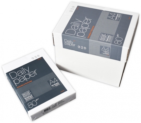 Hartie copiator A4 Daily Paper 80 g/mp, 500 coli/top, 5 topuri/cutie