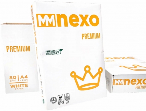 Hartie copiator A4, 80 g/mp, 500 coli/top, 5 topuri/cutie, MM Nexo Premium