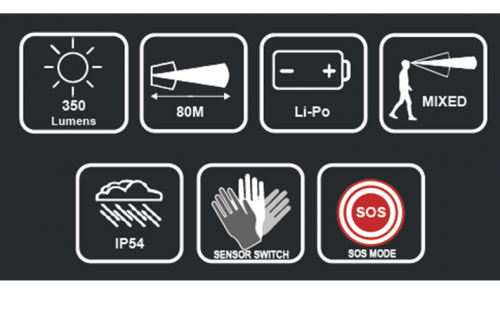 Lanterna de cap Kratos Safety