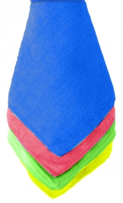 Laveta universala microfibra, 40 x 40 cm, 4 culori/set