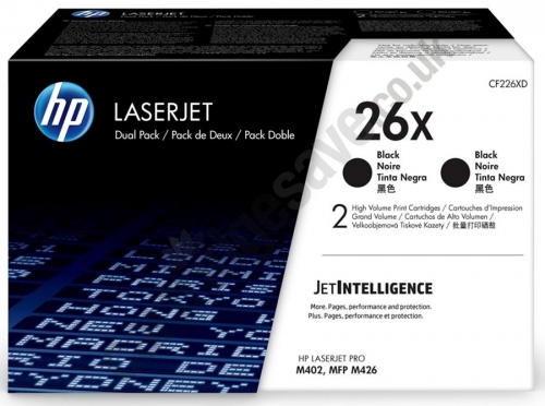 Cartus Toner Nr.26X Cf226Xd 2X9K Original Hp Laserjet Pro M402D