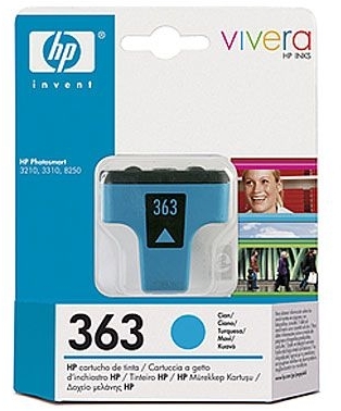 Cartus Cyan Vivera Nr.363 C8771Ee 4Ml Original Hp Photosmart 8200