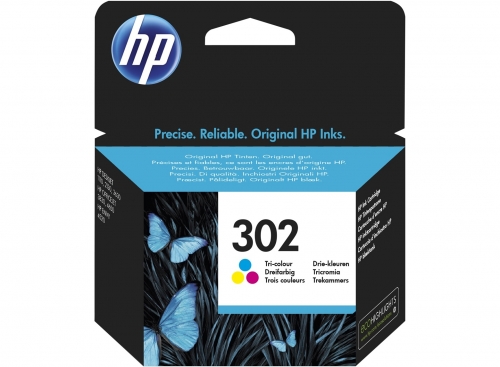 Cartus Color Nr.302 F6U65Ae Original Hp Deskjet 2130 Aio