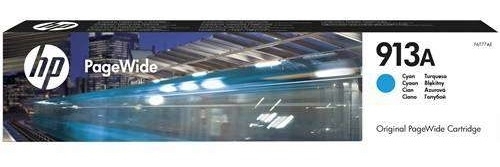 Cartus Cyan Nr.913A F6T77Ae Original Hp Pagewide Pro 452Dw