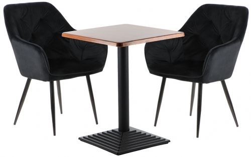 Scaun dining HTS-D19 Negru Stema Partner 