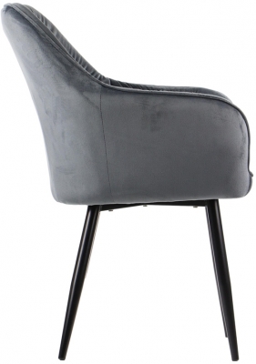 Scaun dining HTS-D19G Dark Grey Stema Partner