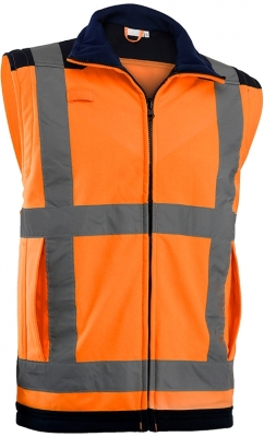 Geaca de iarna multifunctionala reflectorizanta si jacheta softshell, portocaliu,  Wizard, Rock Safety