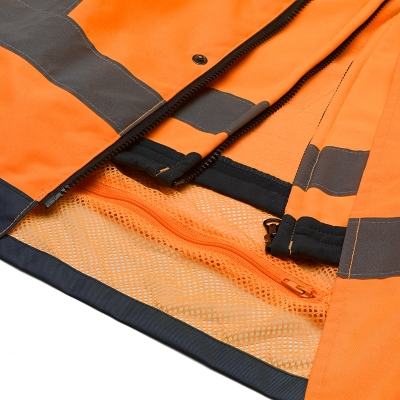 Geaca de iarna multifunctionala reflectorizanta si jacheta softshell, portocaliu,  Wizard, Rock Safety