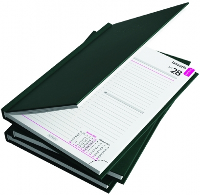 Agenda Herlitz, A5, zilnica, datata, verde, 2022