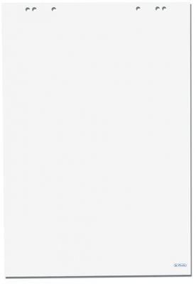 Rezerva hartie flipchart 68 x 99 cm veline 20 coli Herlitz