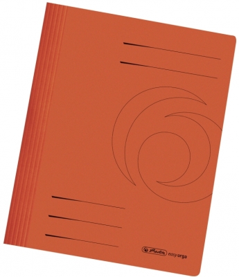 Dosar carton color, orange, cu sina, Herlitz