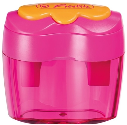 Ascutitoare plastic dubla, bicolora, diverse modele, Herlitz