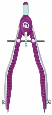 Compas My.Pen cu sistem setare rapida lila/menta Herlitz