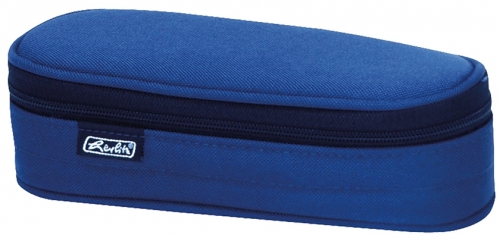 Penar tip etui oval, albastru, Herlitz