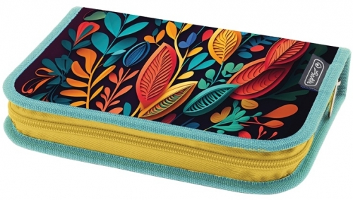 Penar echipat 34 piese, 2 clape, dimensiune Abstract Flower, Herlitz