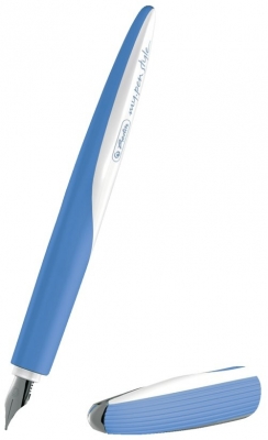 Stilou My.Pen Style, penita M, albastru baltic Herlitz