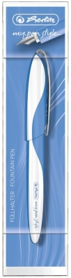 Stilou My.Pen Style, penita M, albastru baltic Herlitz