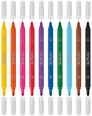Fineliner + carioca Zentangle My.Pen 10 buc/set Herlitz