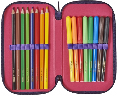 Penar echipat 2 compartimente, 23 piese, Magic Horse Herlitz