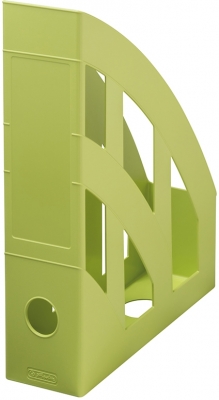 Suport dosare A4 plastic, culoare verde, seria Blue Angel Greenline Herlitz