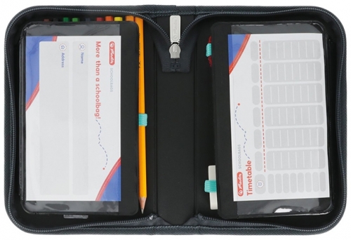 Penar echipat, 31 piese, cu 2 clape, Camou Cross, Herlitz