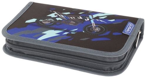 Penar echipat, 31 piese, cu 2 clape, Camou Cross, Herlitz