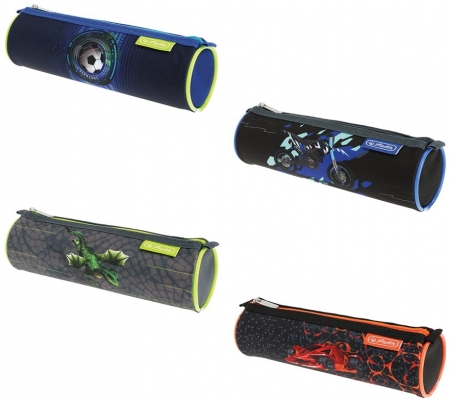 Penar tip etui rotund, diverse modele, baieti, Herlitz 