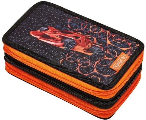 Penar echipat 31 piese, cu 3 fermoare, motiv Mechanic, Herlitz