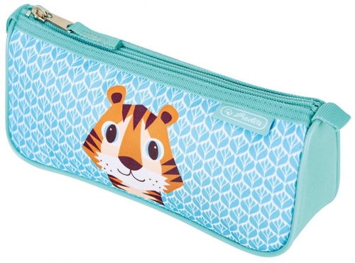 Penar tip etui triunghiular sport, Cute Animals Tiger, Herlitz 