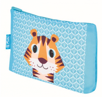Penar plat, tip etui, Herlitz, motiv Cute Animals Tiger