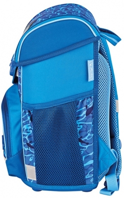 Ghiozdan neechipat Loop, Blue Shark, Herlitz