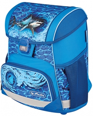 Ghiozdan neechipat Loop, Blue Shark, Herlitz