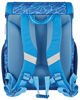 Ghiozdan neechipat Loop, Blue Shark, Herlitz