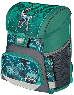 Ghiozdan neechipat Loop, Green Rex, Herlitz