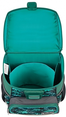 Ghiozdan neechipat Loop, Green Rex, Herlitz