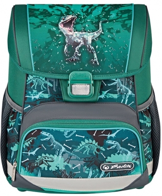 Ghiozdan neechipat Loop, Green Rex, Herlitz