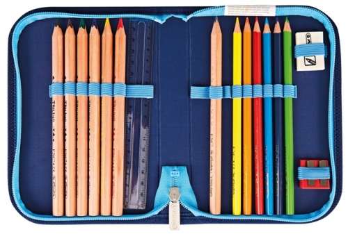 Ghiozdan echipat Filolight Plus, Deep Sea, Herlitz