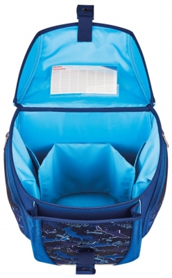 Ghiozdan echipat Filolight Plus, Deep Sea, Herlitz