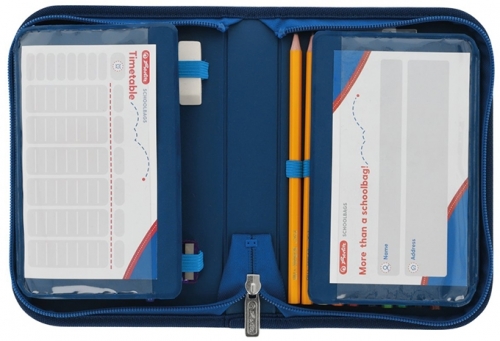 Penar echipat, 31 piese, cu 2 clape, Blue Shark, Herlitz