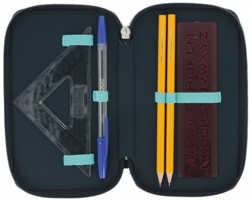 Penar echipat, 31 piese, 3 fermoare, Fancy Peacock, Herlitz