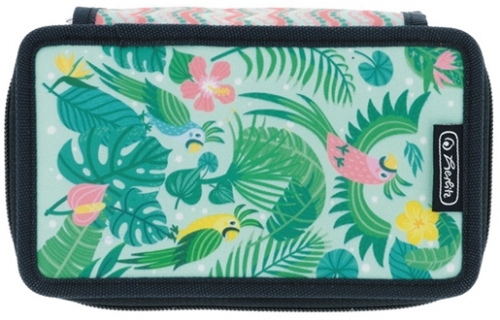 Penar echipat, 31 piese, 3 fermoare, Sweet Jungle, Herlitz