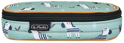 Penar tip etui, oval, Crazy Zebra, Herlitz