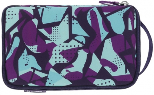 Penar tip etui 2 go, Camo, violet, Herlitz