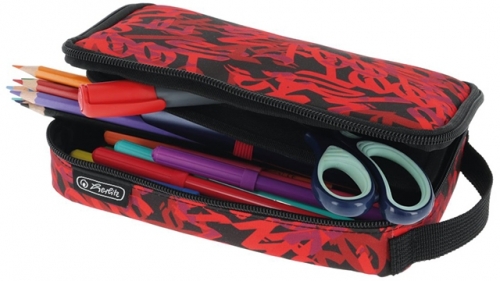 Penar tip etui 2 Go, Graffiti,  rosu/negru, Herlitz